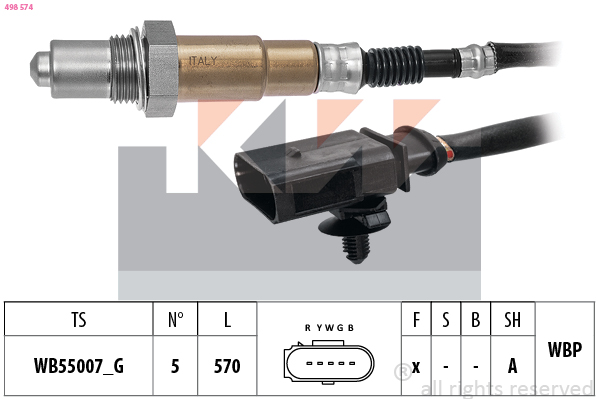 KW Lambda-sonde 498 574