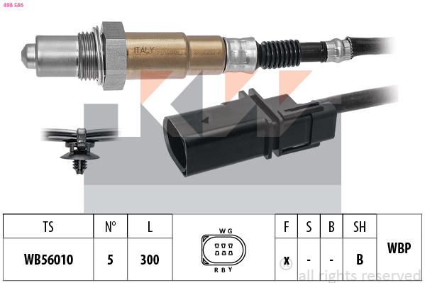 KW Lambda-sonde 498 586