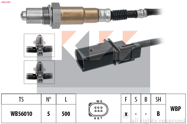 KW Lambda-sonde 498 596