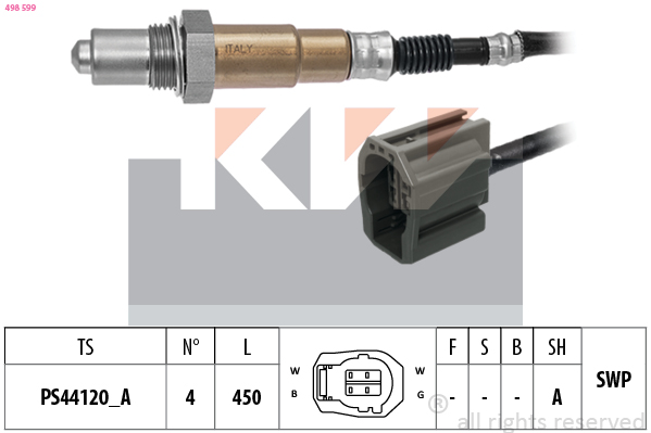 KW Lambda-sonde 498 599