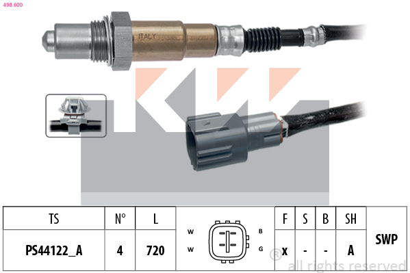 KW Lambda-sonde 498 600