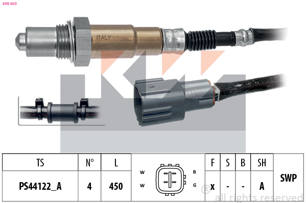 KW Lambda-sonde 498 603