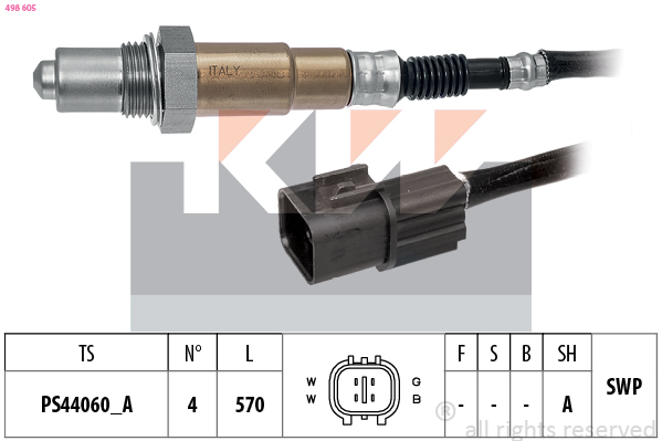 KW Lambda-sonde 498 605