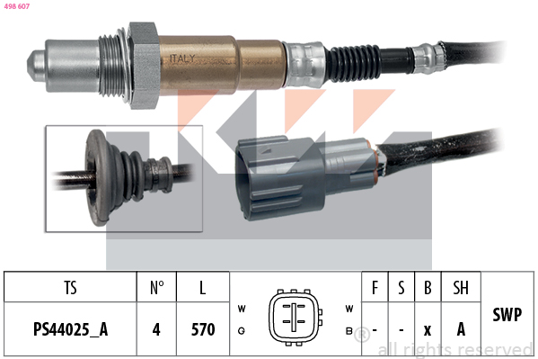 KW Lambda-sonde 498 607