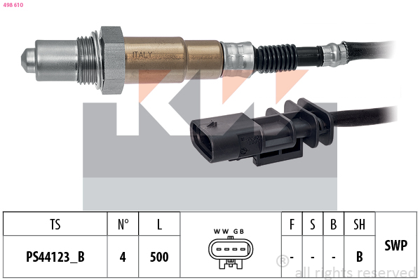 KW Lambda-sonde 498 610