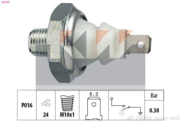 KW Oliedrukschakelaar 500 085