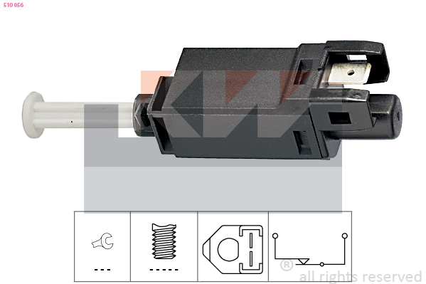 KW Remlichtschakelaar 510 056