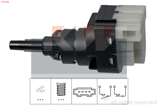 KW Remlichtschakelaar 510 229