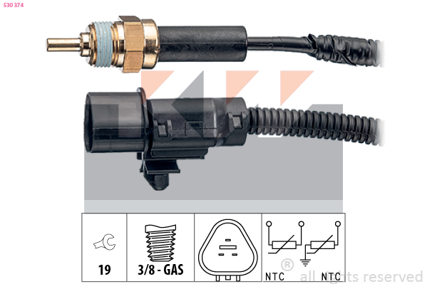 KW Temperatuursensor 530 374