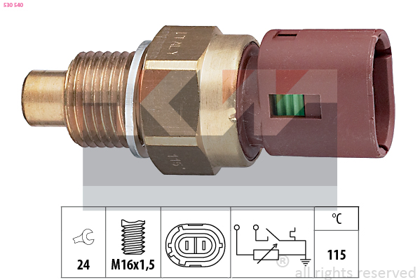 KW Temperatuursensor 530 540