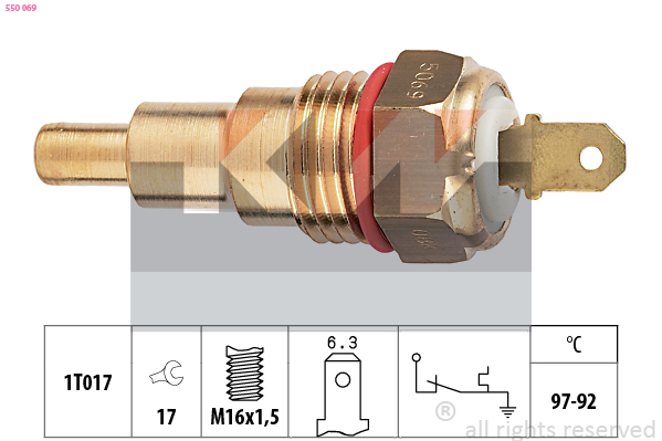 KW Temperatuurschakelaar 550 069