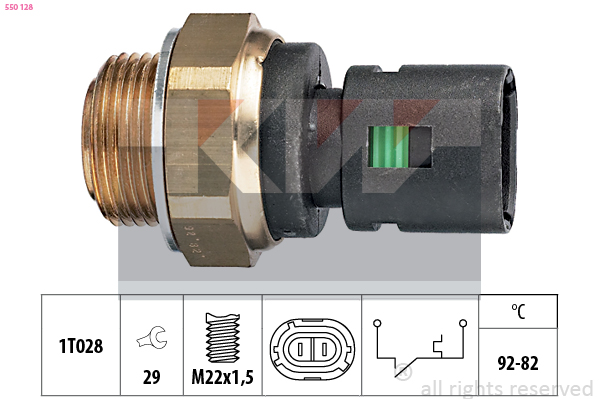 KW Temperatuurschakelaar 550 128