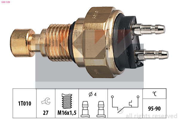KW Temperatuurschakelaar 550 139
