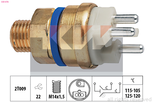 KW Temperatuurschakelaar 550 678