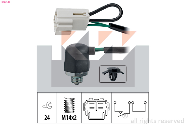 KW Achteruitrijlichtschakelaar 560 144