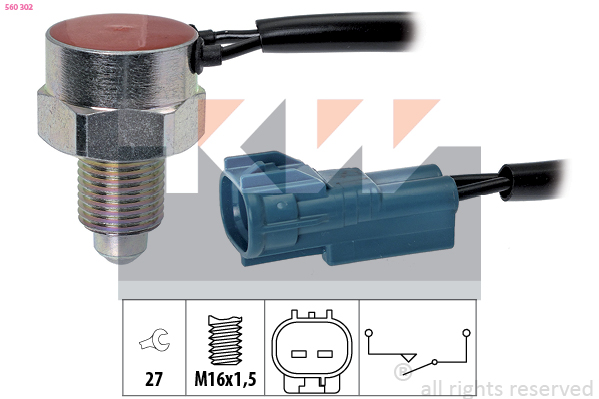 KW Achteruitrijlichtschakelaar 560 302