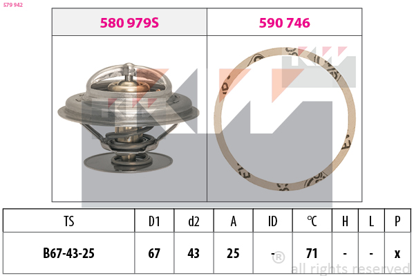 KW Thermostaat 579 942