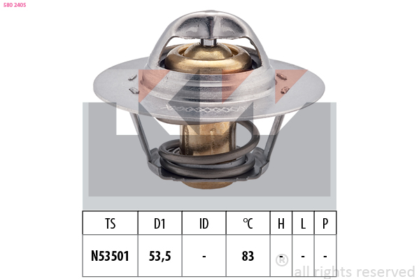 KW Thermostaat 580 240S