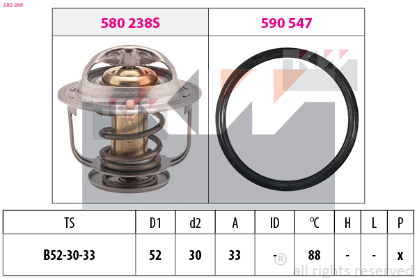 KW Thermostaat 580 269