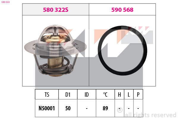 KW Thermostaat 580 322