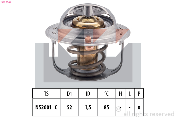 KW Thermostaat 580 354S