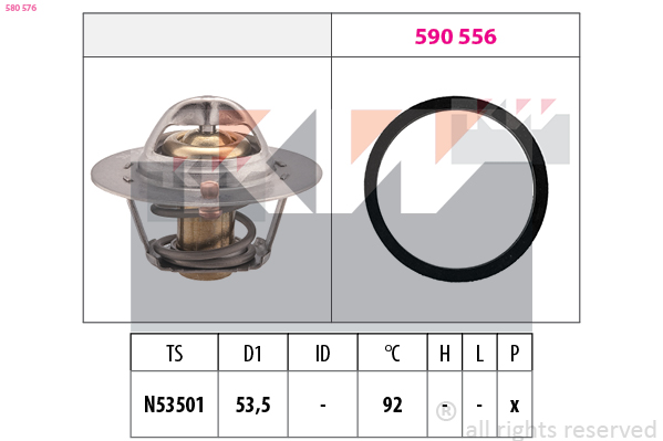 KW Thermostaat 580 576