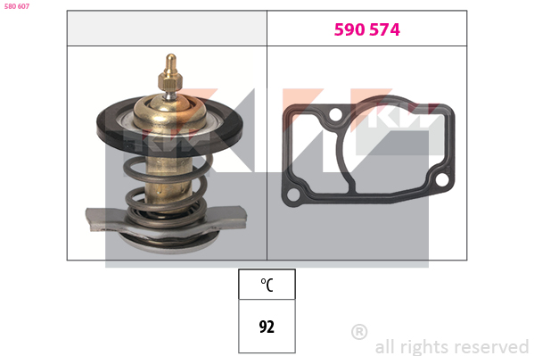 KW Thermostaat 580 607