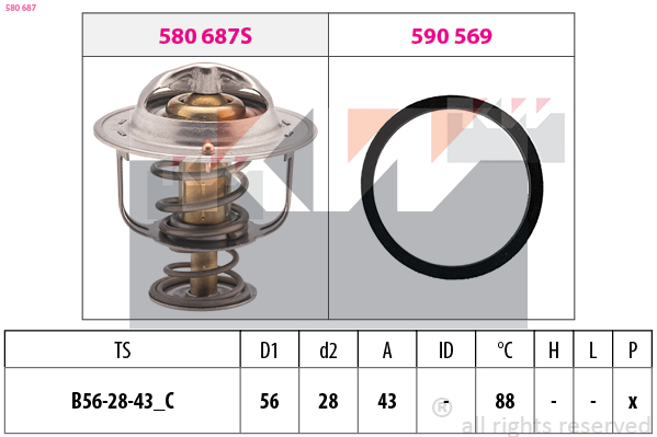 KW Thermostaat 580 687