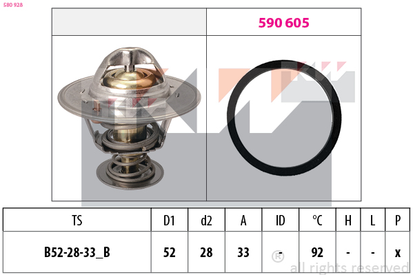 KW Thermostaat 580 928