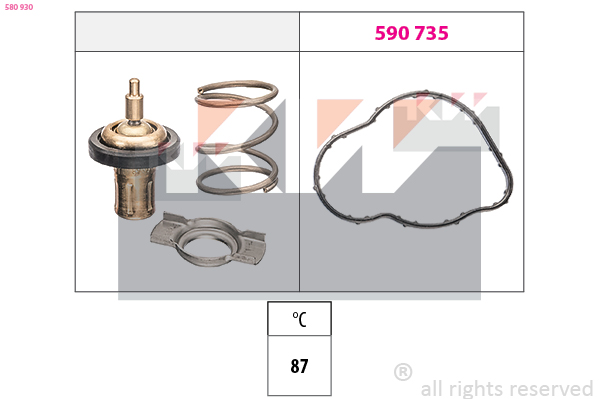 KW Thermostaat 580 930