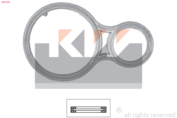 KW Thermostaat pakking 590 638