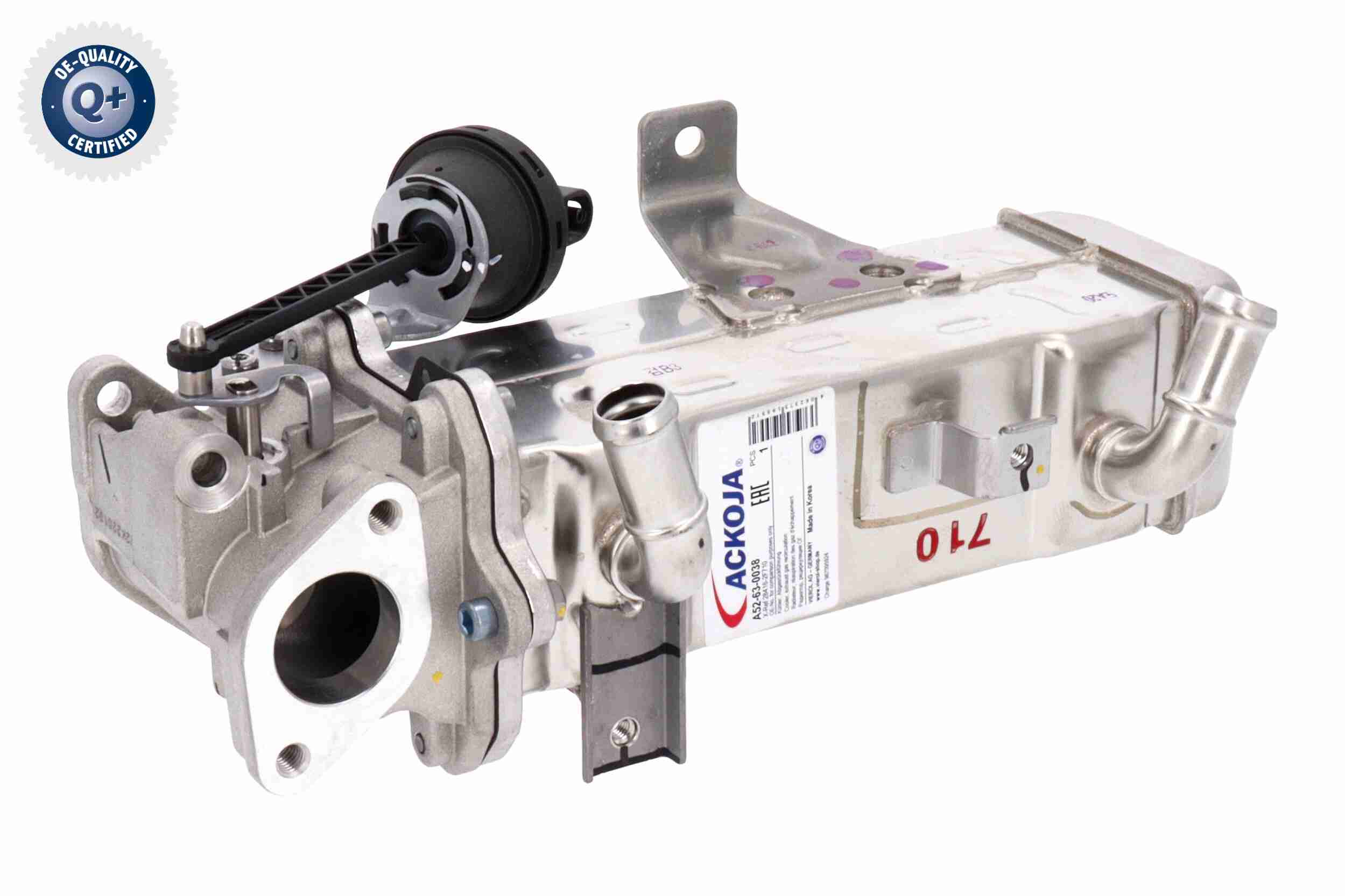 Ackoja Koeler, uitlaatterugvoering A52-63-0038