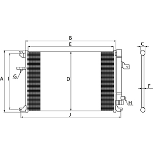 Hc-Cargo Airco condensor 261359