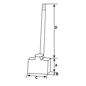Hc-Cargo Koolborstel, startmotor F 032 900 271