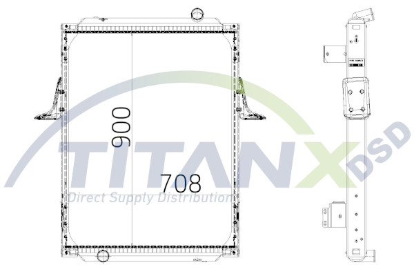 Titanx Radiateur RX169015