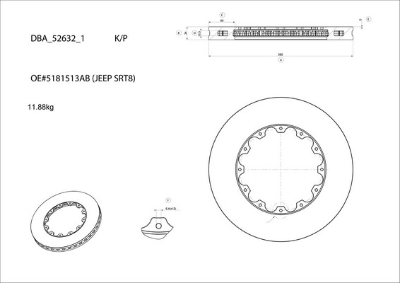 Dba Australia Remschijven HIGH PERFORMANCE DBA52632.1S