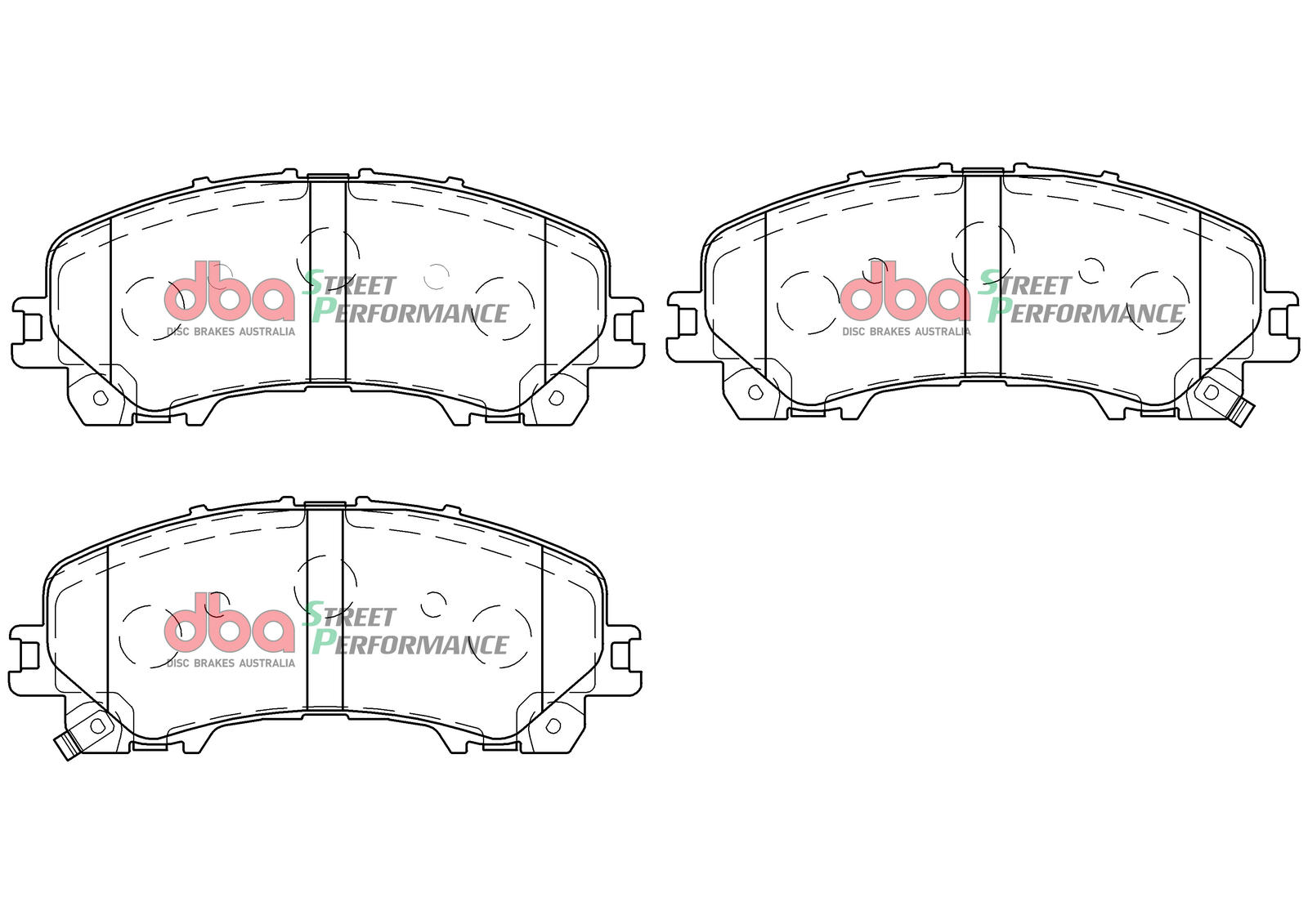 Dba Australia Remblokkenset, schijfrem DB2341SP