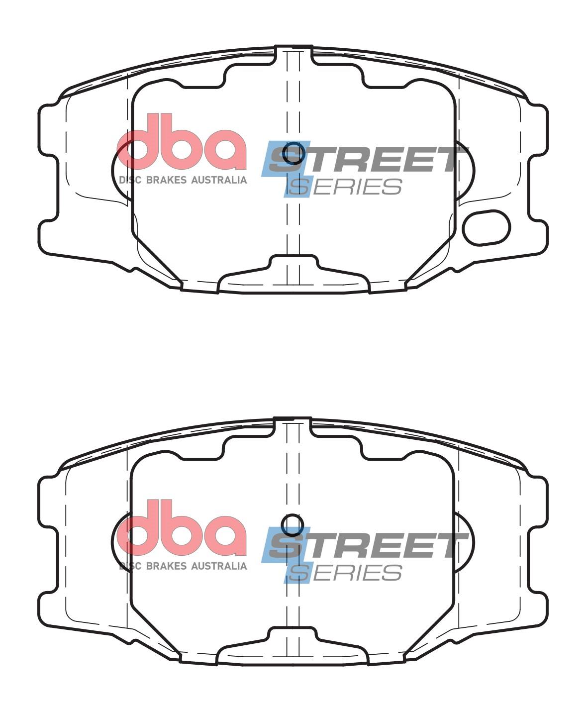 Dba Australia Remblokkenset, schijfrem DB2435SS