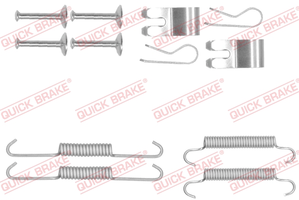 Quick Brake Rem montageset 105-0013