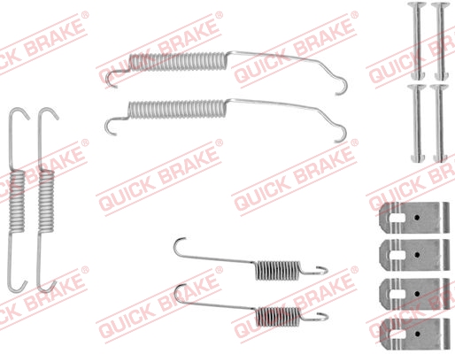 Quick Brake Rem montageset 105-0015