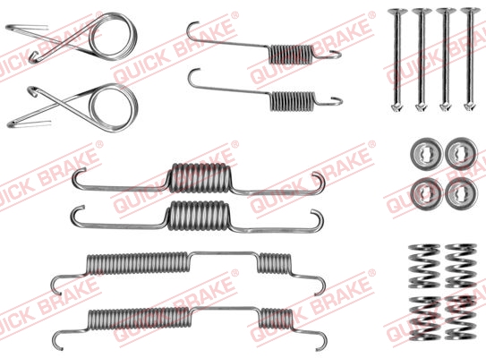 Quick Brake Rem montageset 105-0022