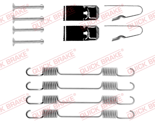 Quick Brake Rem montageset 105-0602