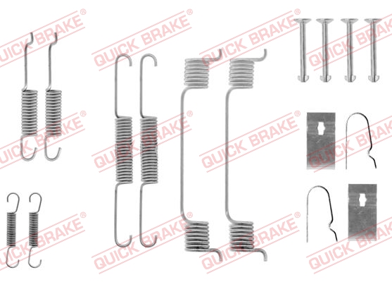 Quick Brake Rem montageset 105-0605