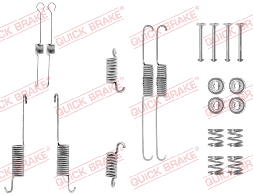 Quick Brake Rem montageset 105-0615