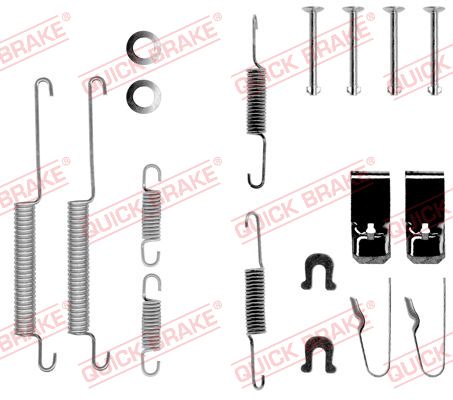 Quick Brake Rem montageset 105-0654