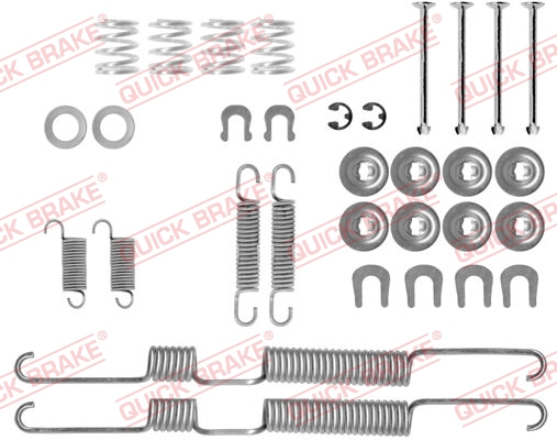 Quick Brake Rem montageset 105-0698