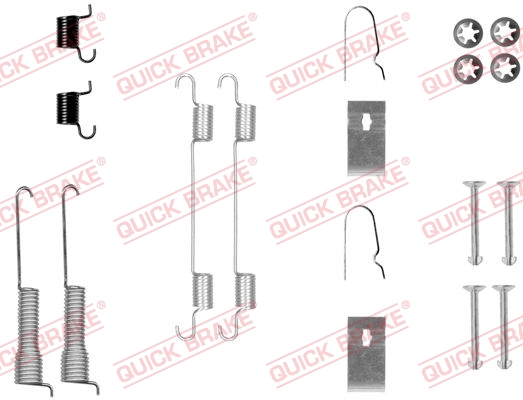 Quick Brake Rem montageset 105-0800