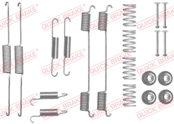 Quick Brake Rem montageset 105-0861