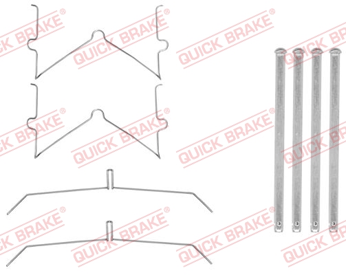 Quick Brake Rem montageset 109-0003