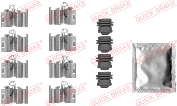 Quick Brake Rem montageset 109-0015
